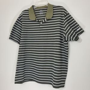 Nike Striped Knit Polo Golf Shirt, Size XXL
